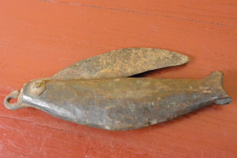 Antike Chinesische Messer Kleine Fische 4
