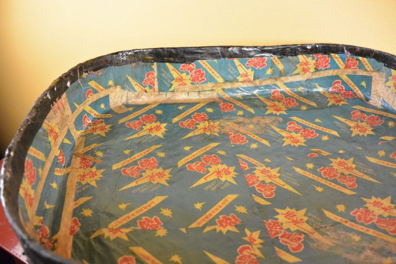 Antike Chinesische Papier Schatulle 4