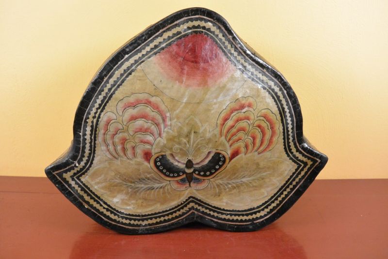 Antike Chinesische Papier Schatulle Schmetterling 2
