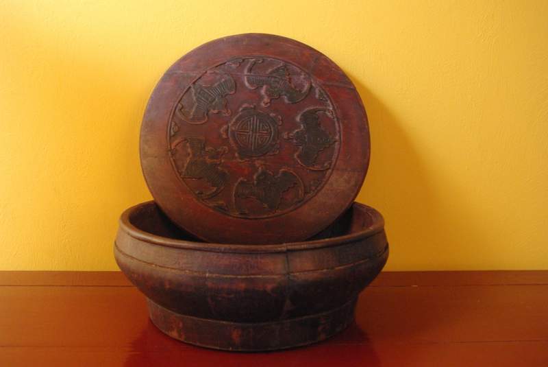 Antike Chinesische Schatullen Box-Kuchen 3
