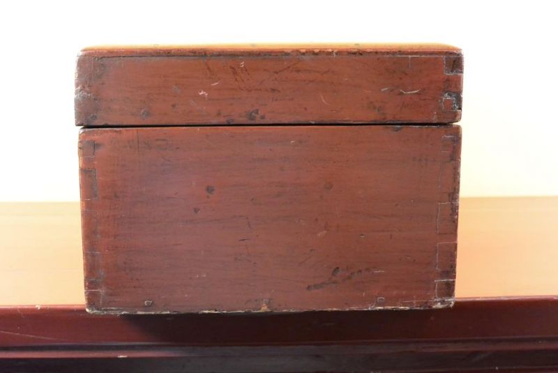 Antike Chinesische Truhe - Braun / Rot 2 4