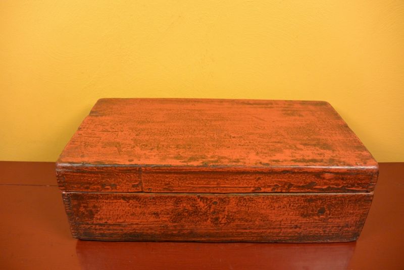 Antike Chinesische Truhe dünnen Box 3