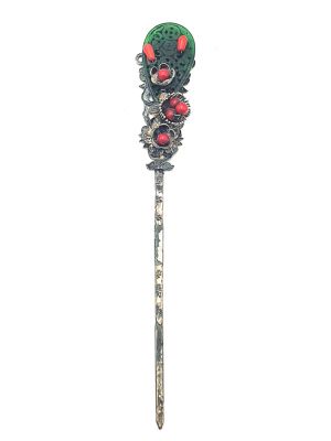 Antiker chinesischer Haarstift - Jadeblume