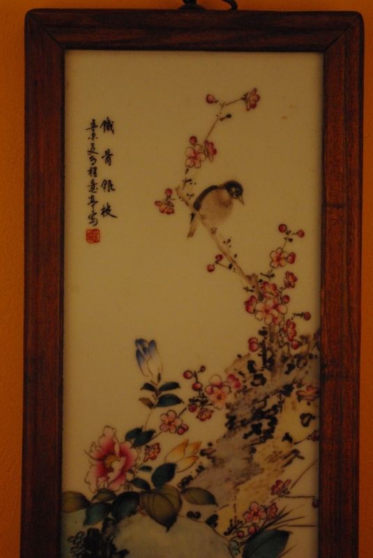Antikes Holz und Porzellan aus China 2