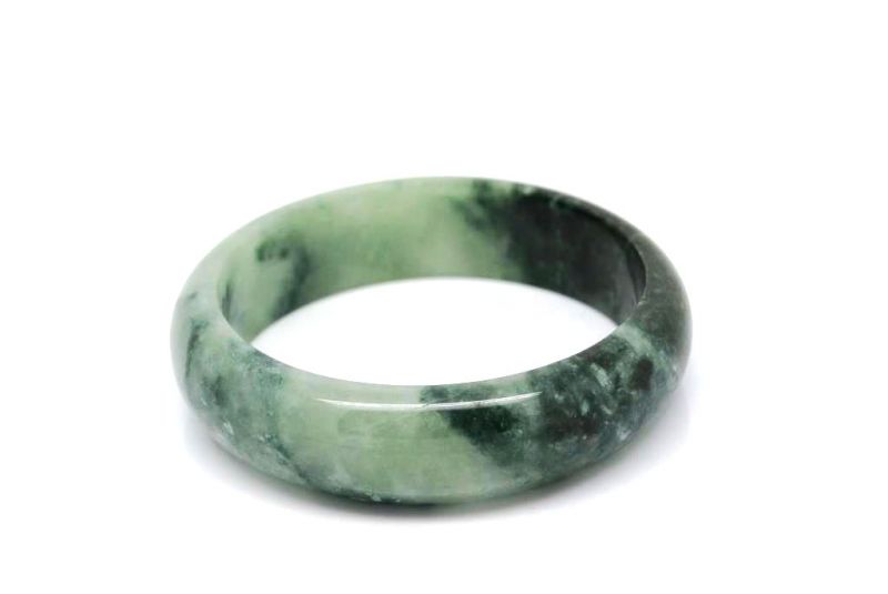 Armband Jade Grün und Weiss 2