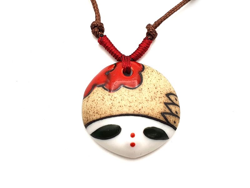 Asian ceramic heads collection - Necklace - Südkorea 1