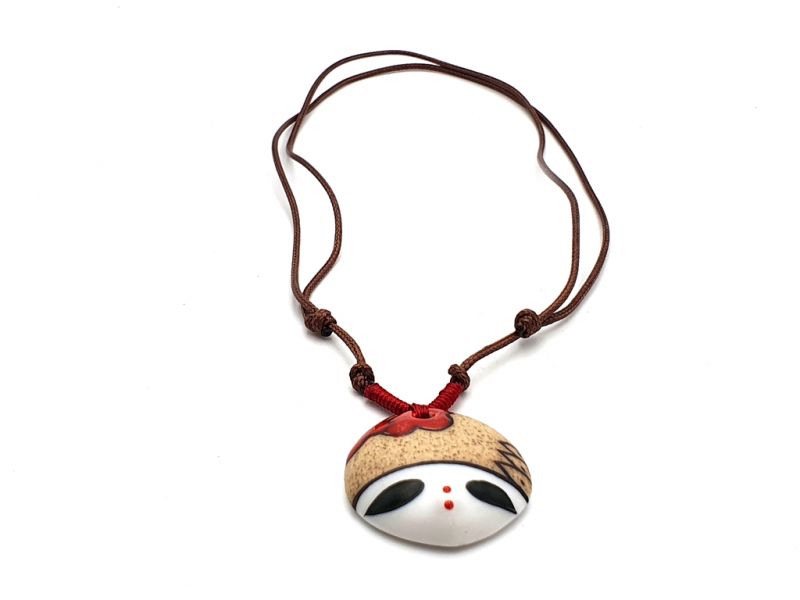 Asian ceramic heads collection - Necklace - Südkorea 3