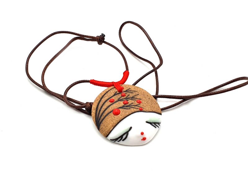 Asiatische Keramikköpfe Sammlung - Halskette - Japan - Kyoto 4