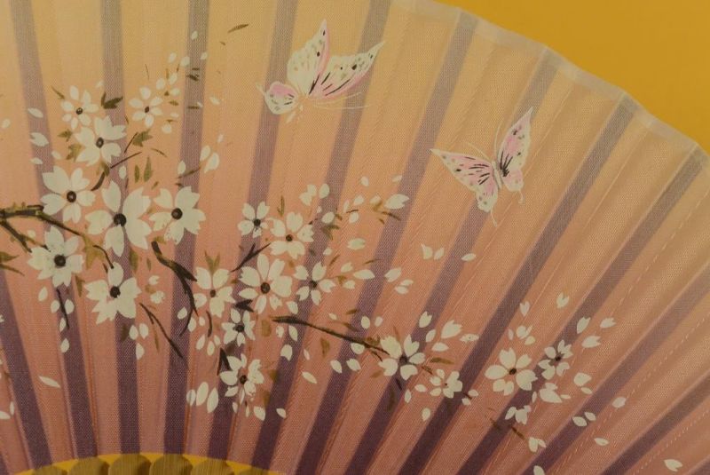 Asiatischen Fächer - Baum und Schmetterlinge 2 3