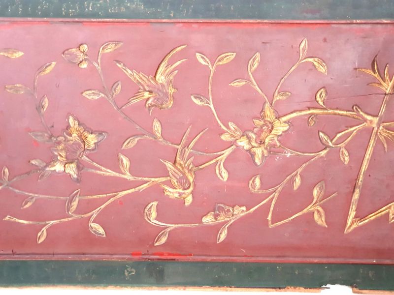 Bemalte Holzplatten Malerei auf Holz Blumen 4