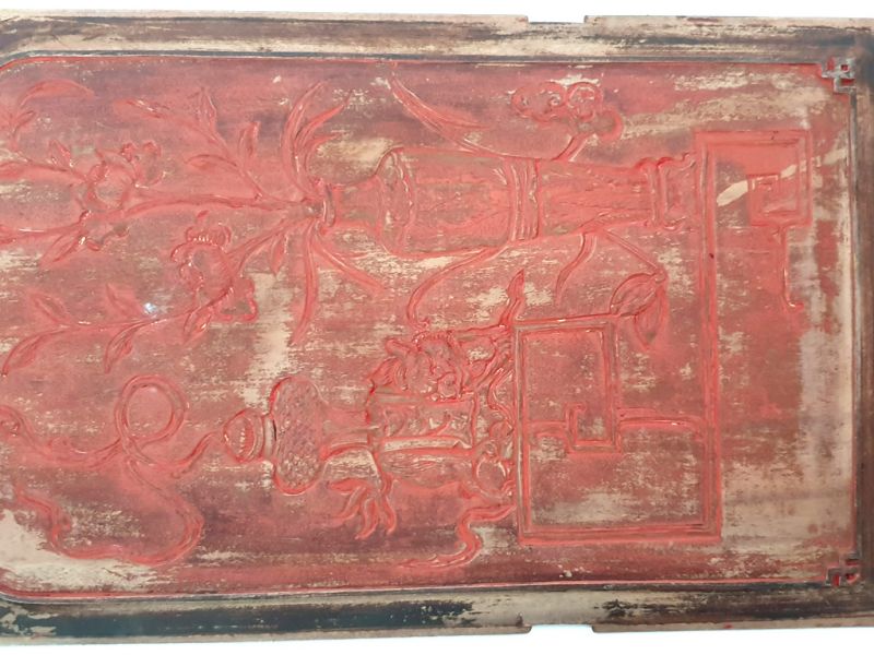 Bemalte Holzplatten Malerei auf Holz Das Innere des Hauses - Die Vasen 2