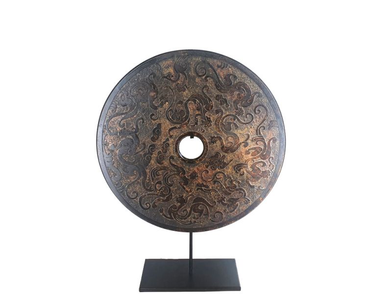 Bi-shaped Jade disc 40cm -2