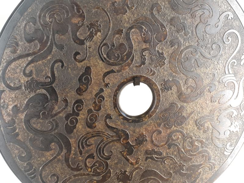Bi-shaped Jade disc 40cm -3