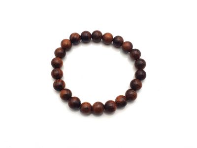 Bijoux - Bracelet Mâlâ Tibétains en bois - 100% Naturel - Bois de rose