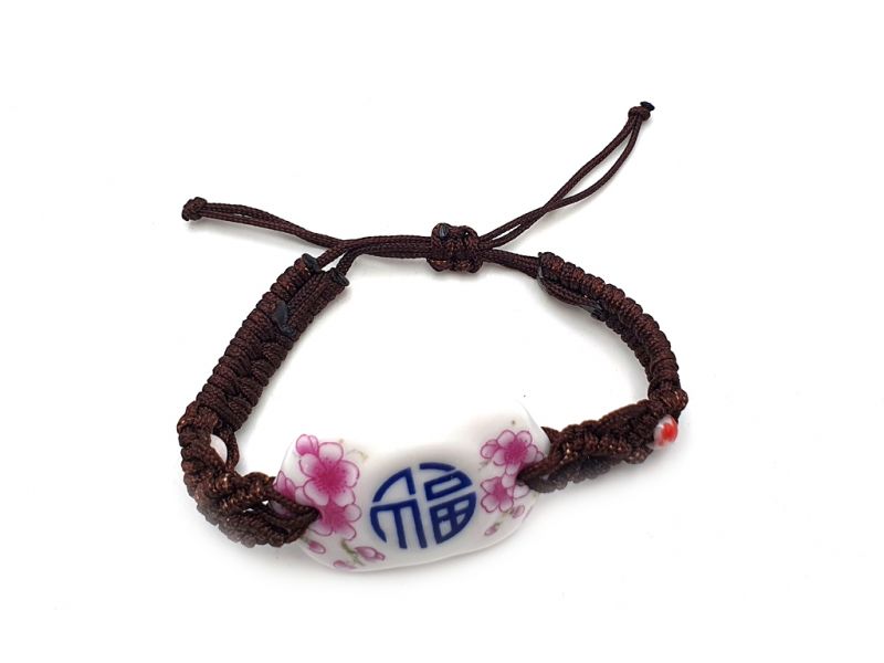 Bijoux Céramique - Collection fleurs de Chine - Bracelet - Fleurs et bonheur 3