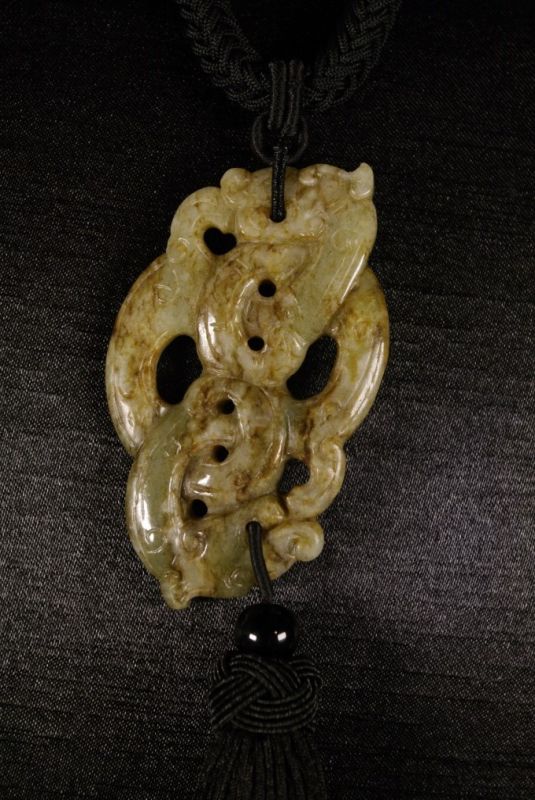 Bijoux de Création Ethnique Dragon de Jade 3