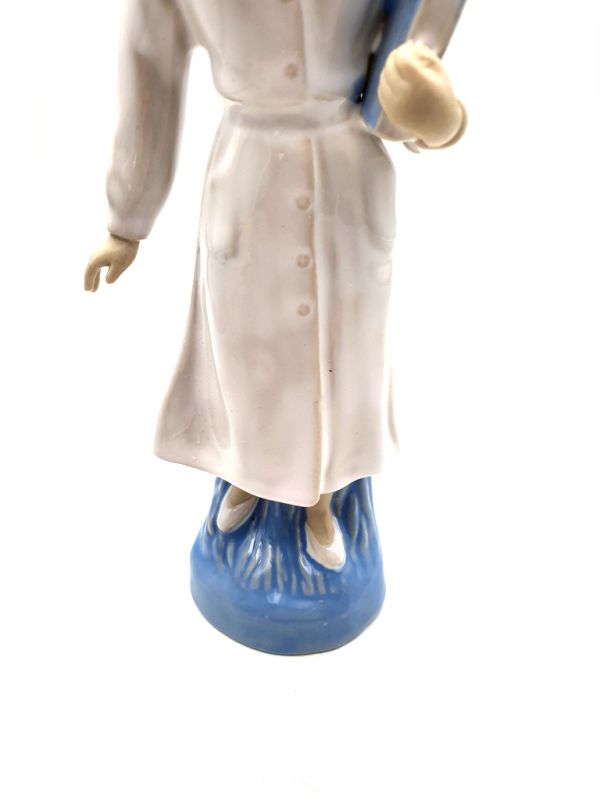 Biscuit de Porcelaine - Statue Céramique - Révolution culturelle - Medecin 3
