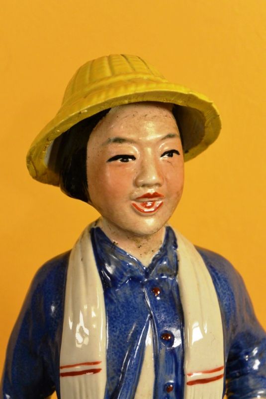 Biskuitporzellan aus China Statue 3