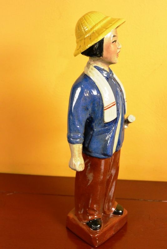 Biskuitporzellan aus China Statue 4