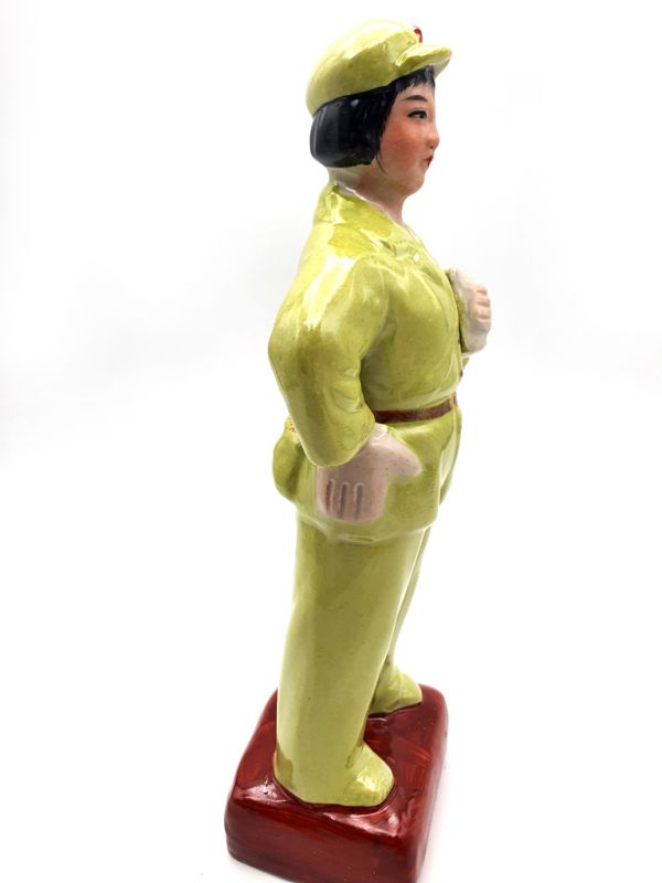 Bisque Porcelain statue - Chinese Cultural Revolution - The military 4