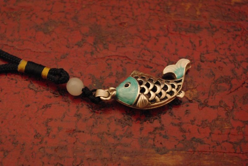 Blau Quaste Fisch 4