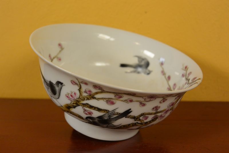 Bol de Porcelana de ceniza de hueso China Pintura de laMano 1