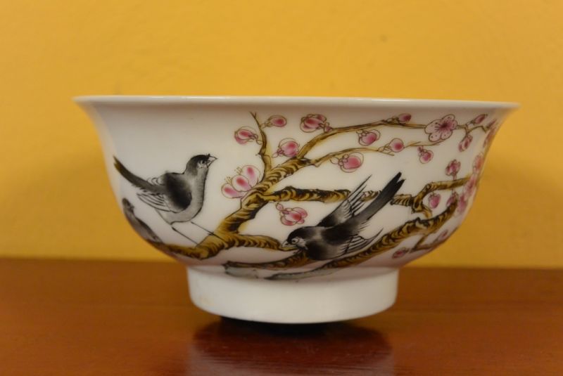 Bol de Porcelana de ceniza de hueso China Pintura de laMano 2