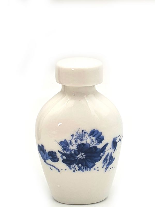 Haga clic en la imagen para ampliar Botella de porcelana - Tinta china liquida - 35ml - flores 2