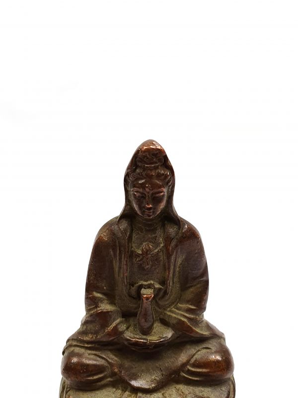 Brass Statue Little goddess GuanYin 2