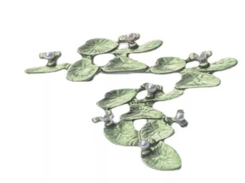 Broche chinoise en émail - Cloisonnée -