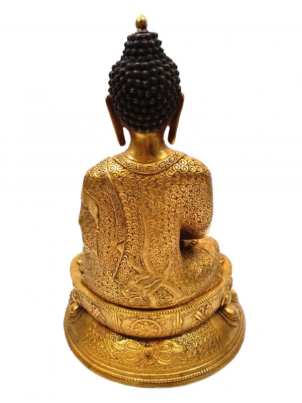 Bronze Buddha Statue in Meditationsstellung 3
