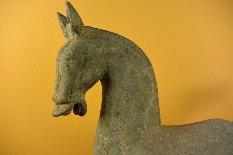 Bronze Statue 40 Jahre alt große Pferd 2