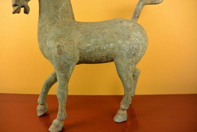 Bronze Statue 40 Jahre alt große Pferd 3