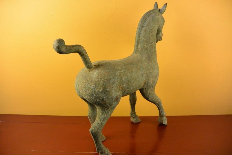 Bronze Statue 40 Jahre alt große Pferd 5