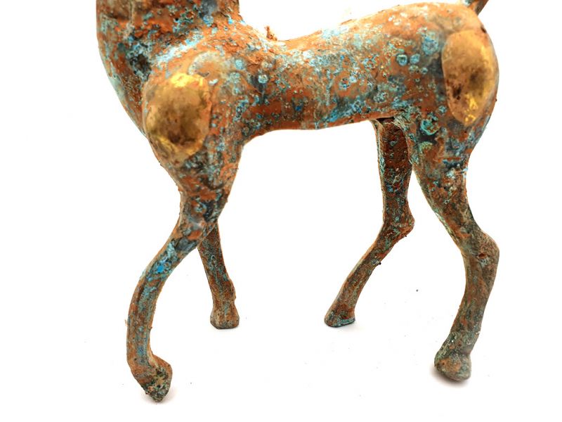 Bronze Statue Goldene Pferd 3