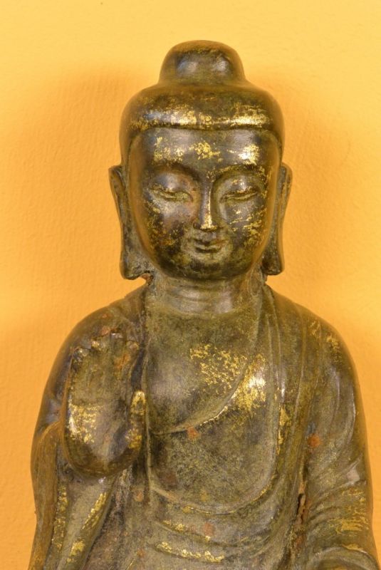 Bronze Statue Groß Burmese Buddha 2