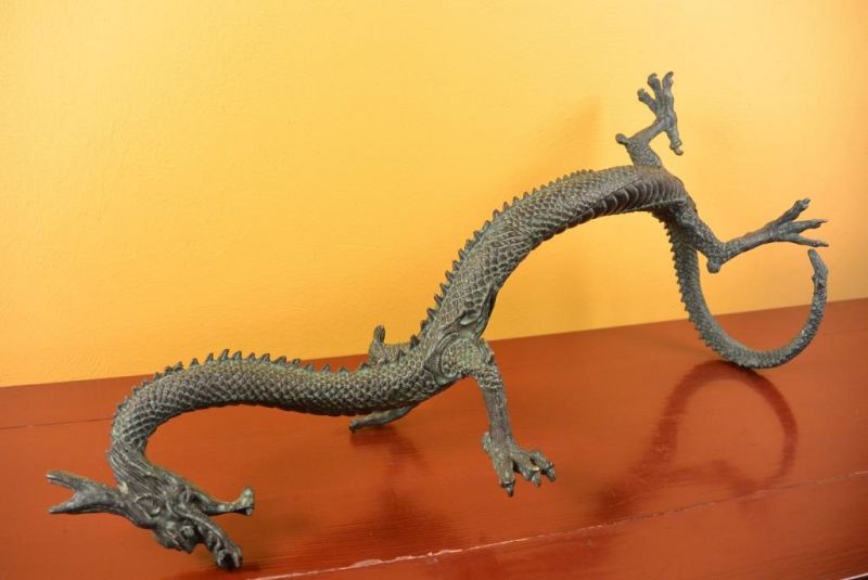 Bronze Statue Große Drache 5