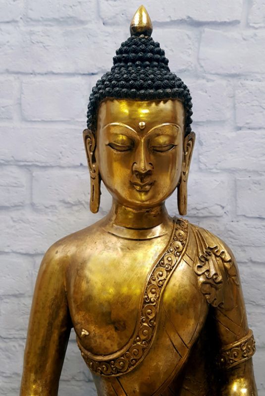 Bronze Statue Großer goldener Tempel Buddha 2