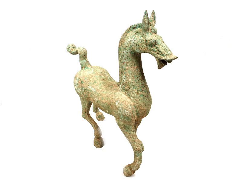 Bronze Statue Großes chinesisches Pferd 4