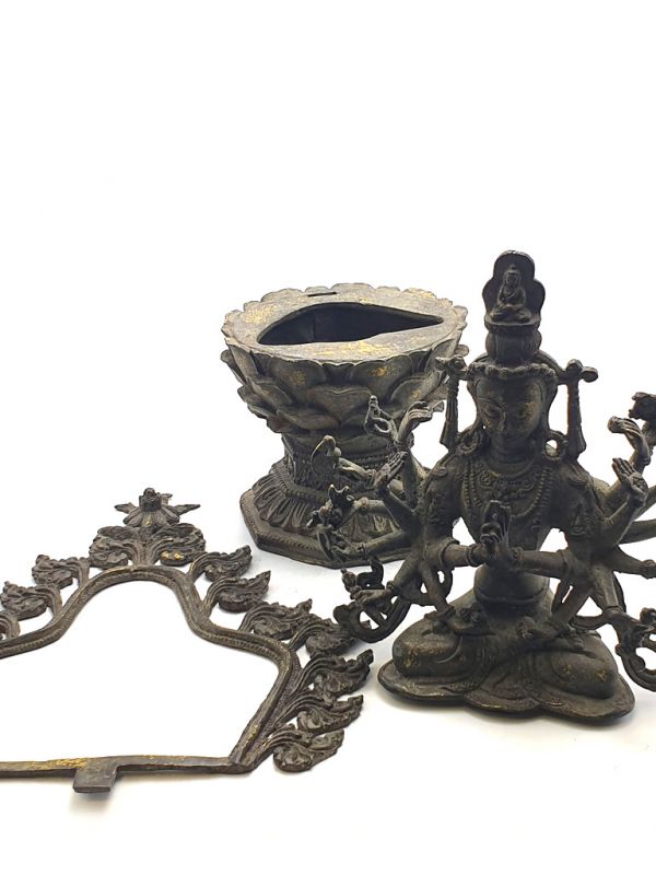 Bronze Statue GuanYin tausend Hände 5