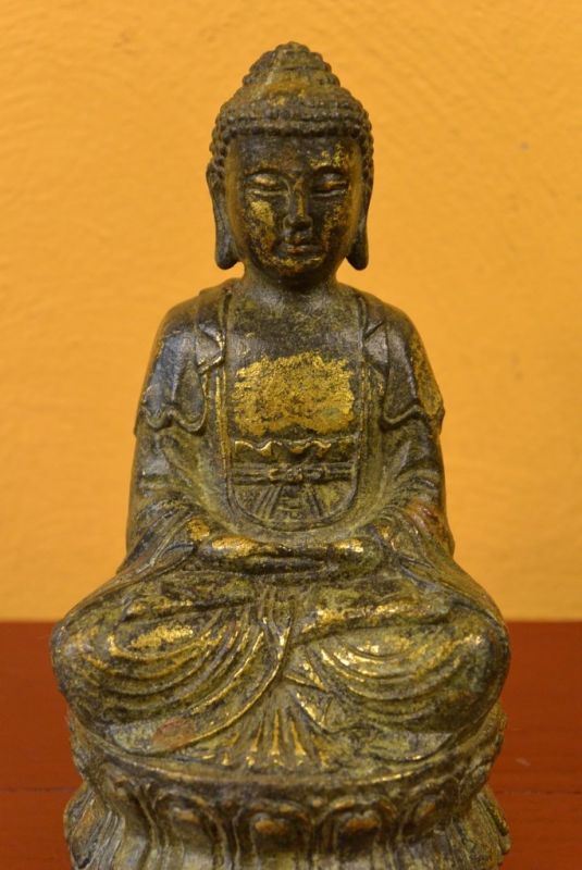 Bronze Statue Kambodschanische Buddha 2