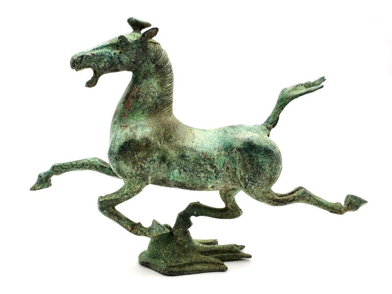 Bronze Statue Kleines Pferd 5