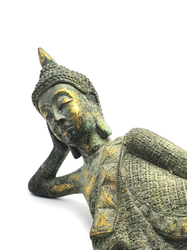 Bronze Statue Schlafender Buddha 3