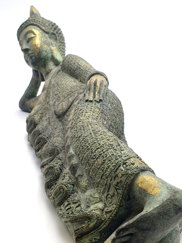 Bronze Statue Schlafender Buddha 4