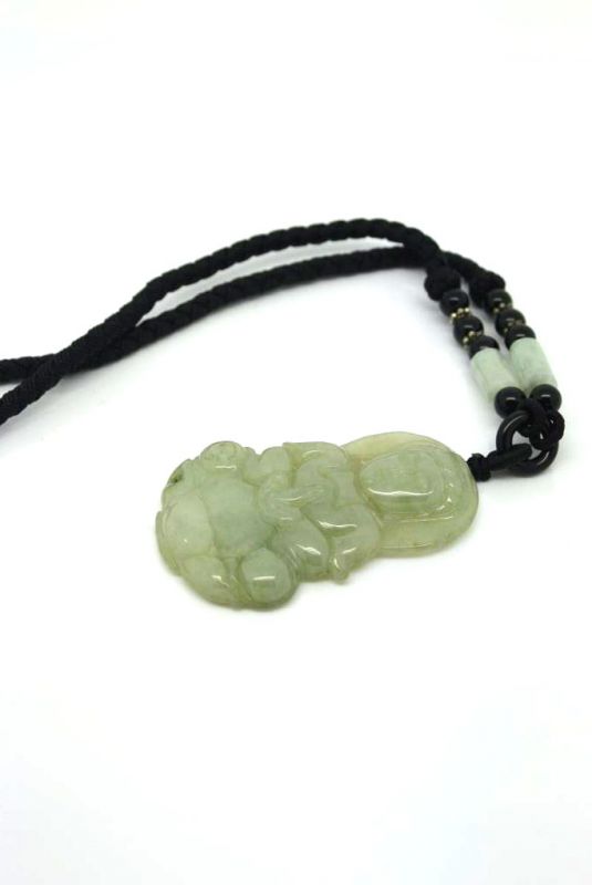 Buddha Anhänger aus Jade gross Buddha 5