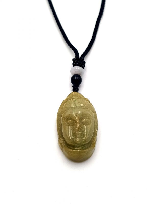 Buddhistischer Anhänger - Echte Jade - Kategorie A -2
