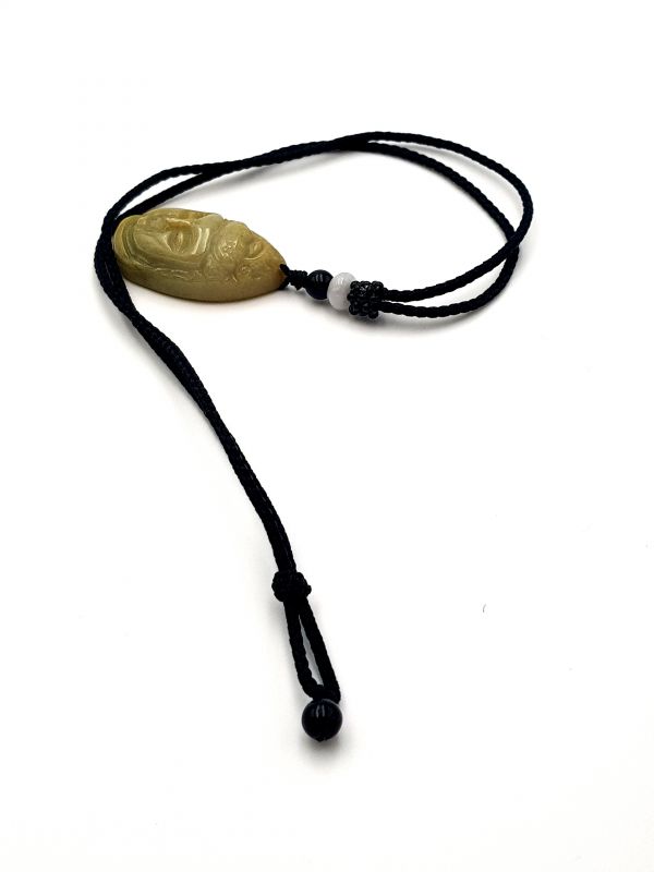 Buddhistischer Anhänger - Echte Jade - Kategorie A -4