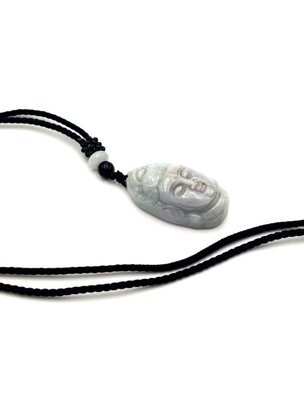 Buddhistischer Anhänger - Echte Jade - Kategorie A - Buddha Kopf 3