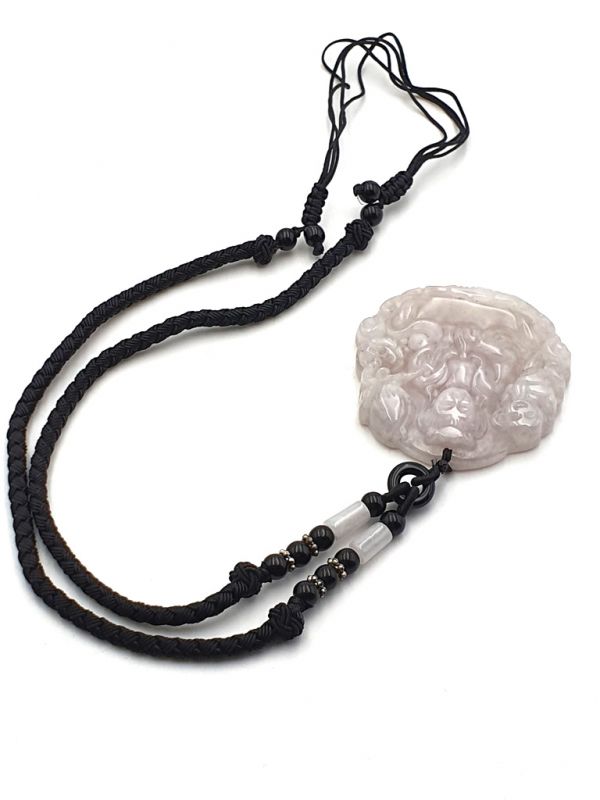 Buddhistischer Anhänger - Echte Jade - Kategorie A - GuanYin chinesische Göttin 4