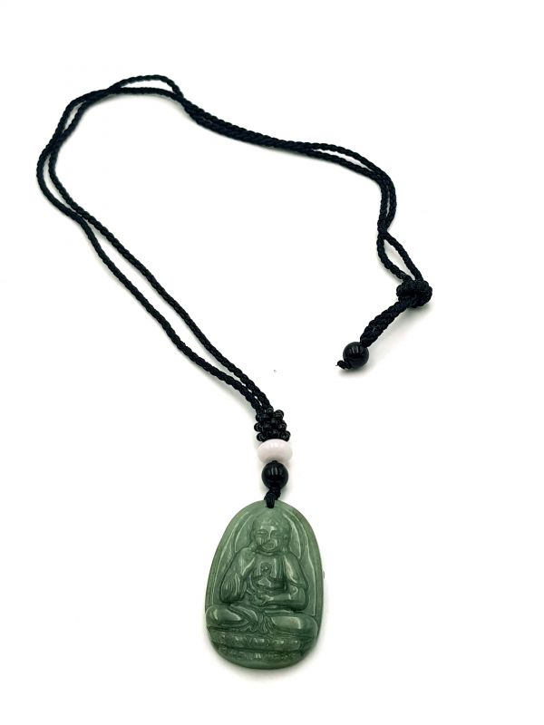 Buddhistischer Anhänger - Echte Jade - Kategorie A - Kaiser grün 3